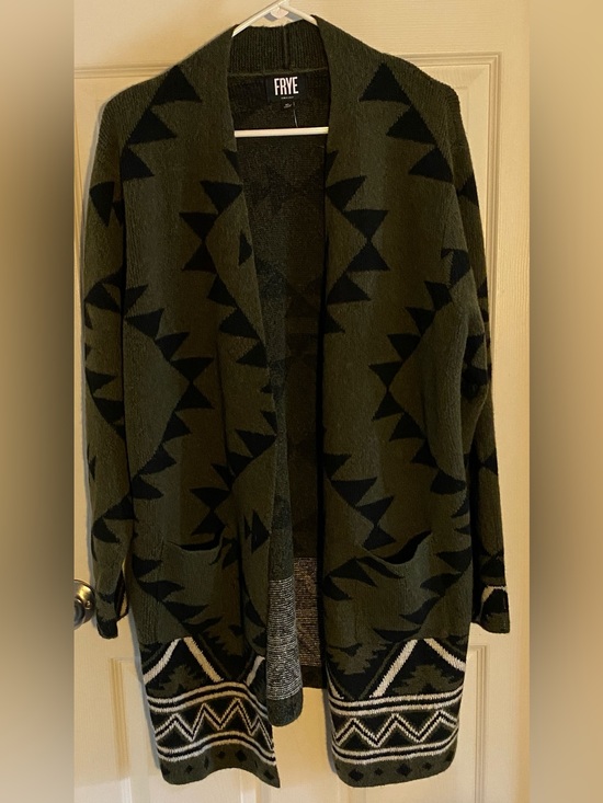 Frye Sweaters - Frye Women’s Aztec Cardigan Size XL